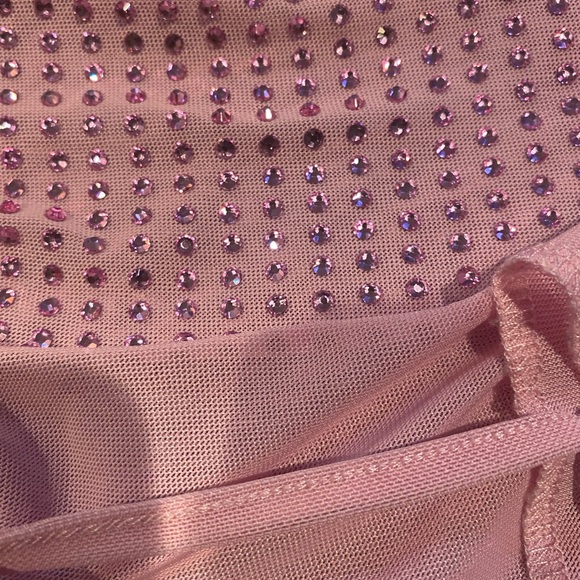 Pink Rhinestone Halter Top - Picture 4 of 4